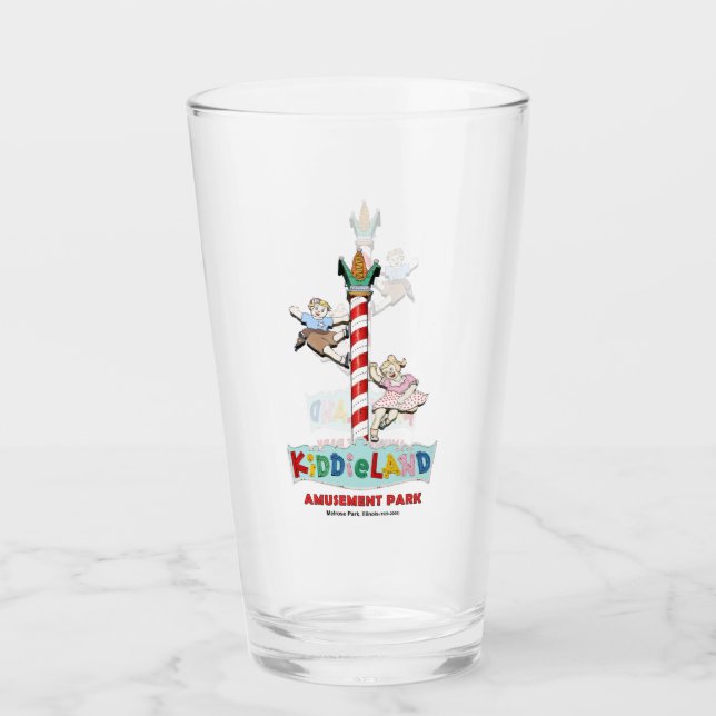 Kiddieland Melrose Park, IL, Pole Sign Glass (Front)