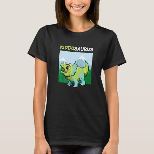 Kiddosaurus Dinosaur  Cute Kiddo Triceratops  1 T_Shirt
