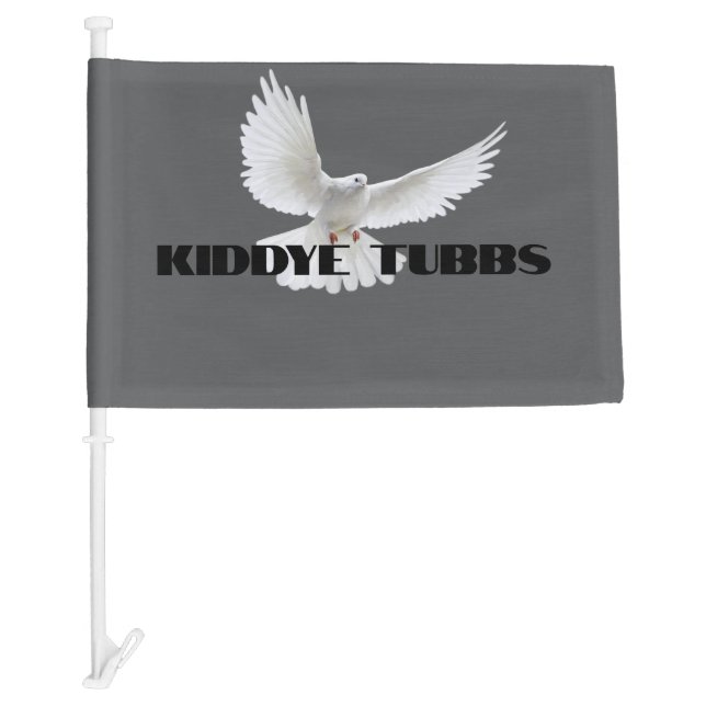 Kiddye Tubbs Car Flag (Front)