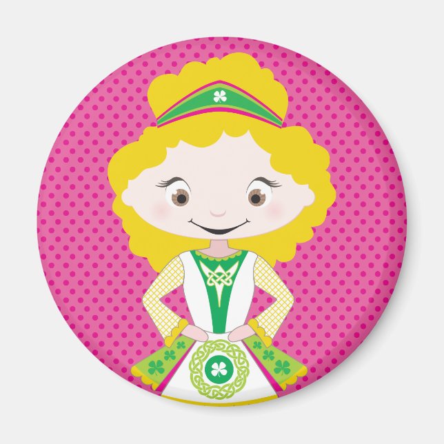 KIDLETS :: irish dancer blonde Magnet (Front)