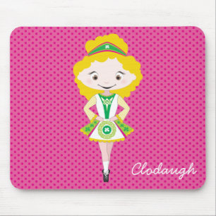 KIDLETS :: irish dancer blonde Mouse Pad