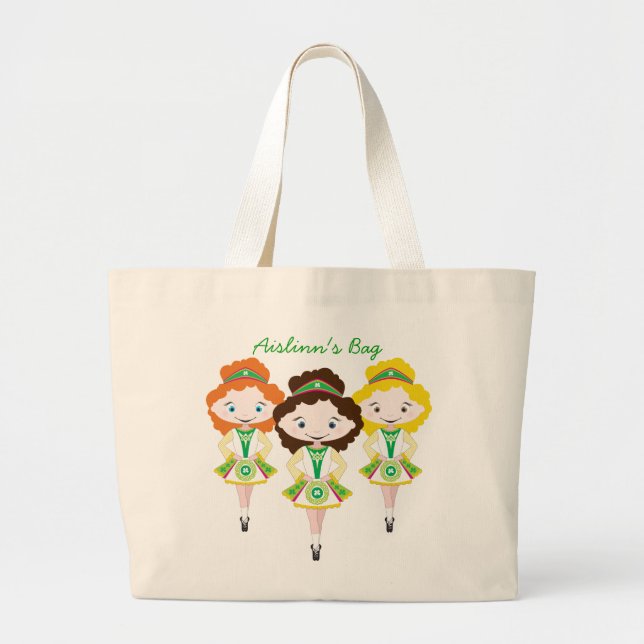 KIDLETS irish dancer dancing shoe bag group TRIO (Front)
