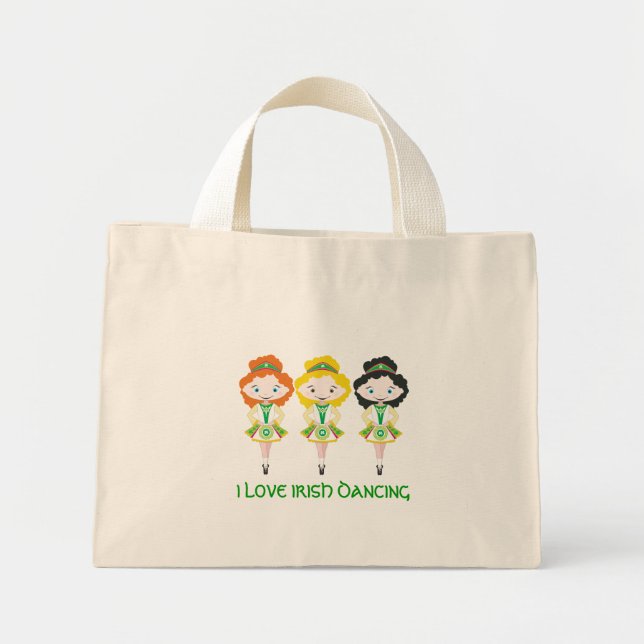 KIDLETS irish dancer dancing shoe bag troupe TRIO (Front)