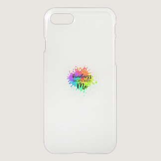 Kidness begin with me iPhone SE/8/7 case