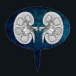 KIDNEY 2 DRAWING CAKE TOPPER<br><div class="desc">HUMAN KIDNEY 2 DRAWING</div>