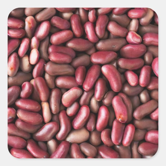 Kidney beans Square Sticker (Front)