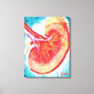 Kidney Bisection Canvas Print