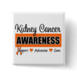 Kidney Cancer Awareness Badge Pinback Button