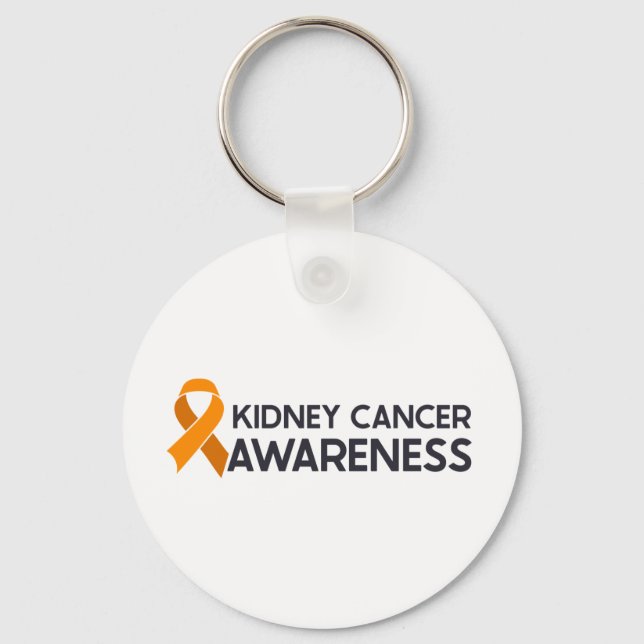 Kidney Cancer Awareness Keychain (Front)
