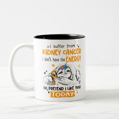 Kidney Cancer Awareness Month Ribbon Gifts Two_Tone Coffee Mug