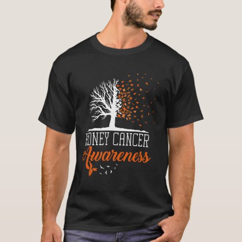Kidney Cancer Awareness Month Woman Unbreakable Mo T_Shirt