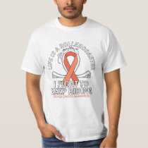 Kidney cancer awareness orange ribbon T-Shirt