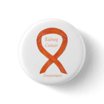 Kidney Cancer Awareness Ribbon Custom Pin