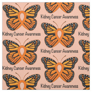 Kidney Cancer Butterfly of Hope Fabric