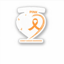 Kidney Cancer Fighter Warrior Survivor Awareness W Sticker