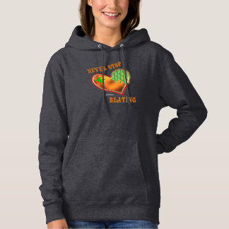 Kidney Cancer Heart Ladies Hoodie