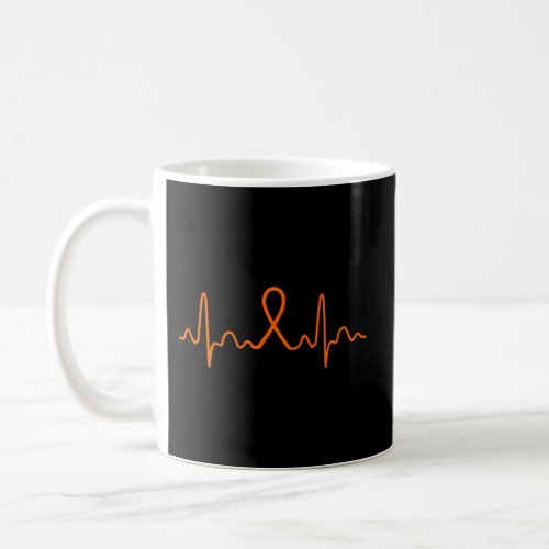 Kidney Cancer Heartbeat Kidney Cancer Awareness Coffee Mug