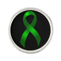 Kidney Cancer | Liver Cancer | Green Ribbon Pin