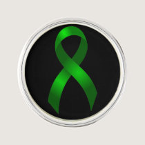 Kidney Cancer | Liver Cancer | Green Ribbon Pin
