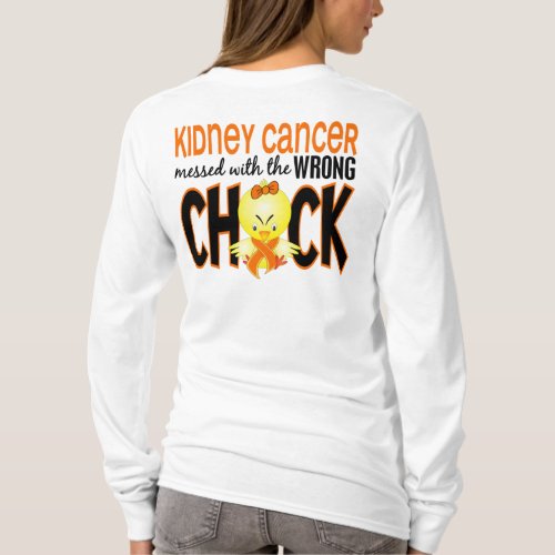 Kidney Cancer Messed With The Wrong Chick T_Shirt