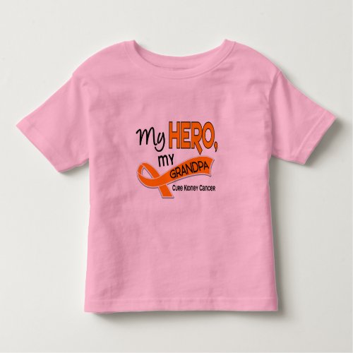 Kidney Cancer MY HERO MY GRANDPA 42 Toddler T_shirt