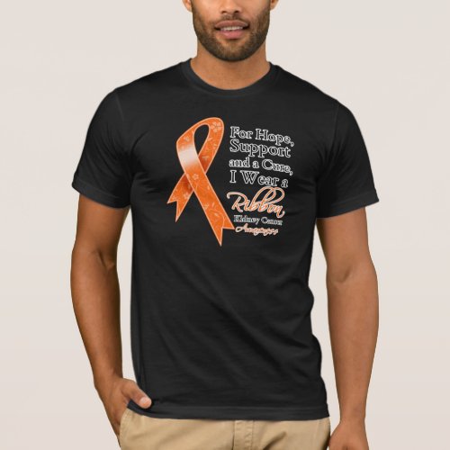 Kidney Cancer Support Hope Awareness T_Shirt