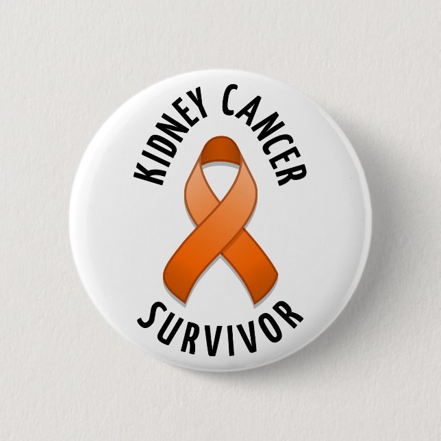 Kidney Cancer Survivor Button (Front)