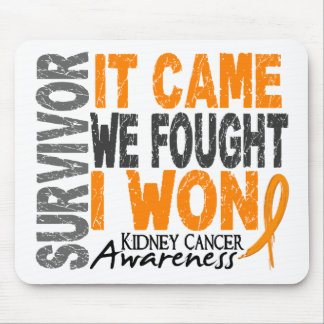 Kidney Cancer Survivor It Came We Fought I Won Mouse Pad