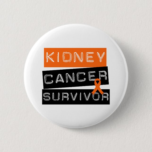 Kidney Cancer Survivor Pinback Button (Front)