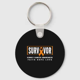 Kidney cancer survivor shirt - kidney cancer keychain