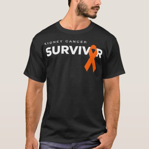 Kidney Cancer Survivor with Ribbon  T_Shirt