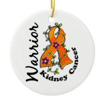 Kidney Cancer Warrior 15 Ceramic Ornament