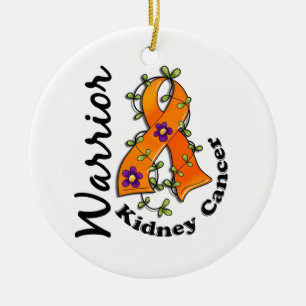 Kidney Cancer Warrior 15 Ceramic Ornament