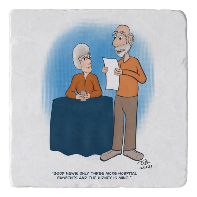 Kidney Card Trivet (Front)