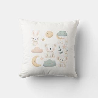 Kidney Child Cotton Collection Small Dreams Throw Pillow