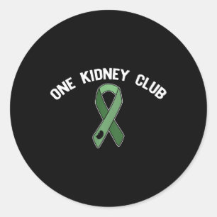 Kidney Club Ask Me How To Join Organ Donor Meme On Classic Round Sticker