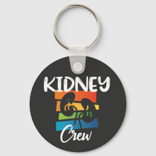 Kidney Crew Dialysis Nurse Nephrology Kidney Squad Keychain