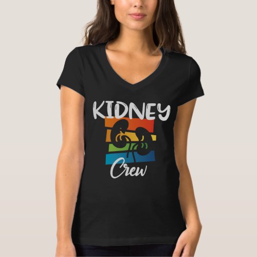 Kidney Crew Dialysis Nurse Nephrology Kidney Squad T_Shirt