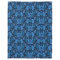 Kidney Damask in Navy Blue