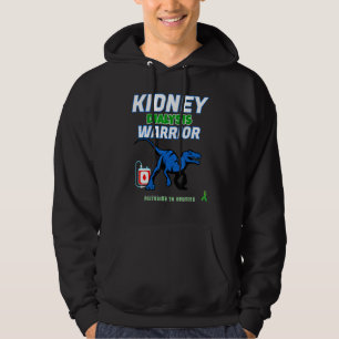 Kidney Dialysis Warrior Hemodialysis Patient Dinos Hoodie