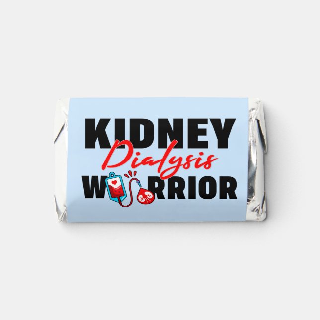 Kidney Dialysis Warrior Kidney Recipient  Hershey's Miniatures (Front)