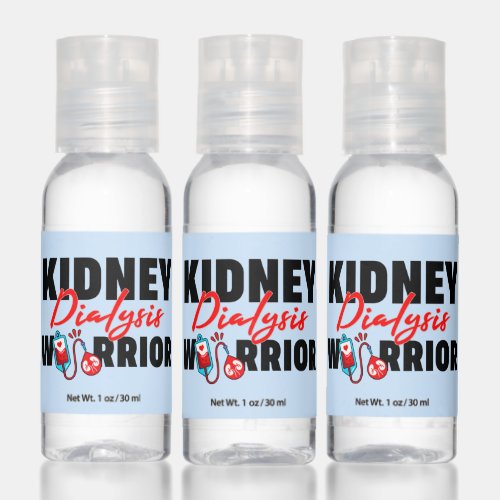 Kidney Dialysis Warrior Kidney Recipient Matching Hand Sanitizer