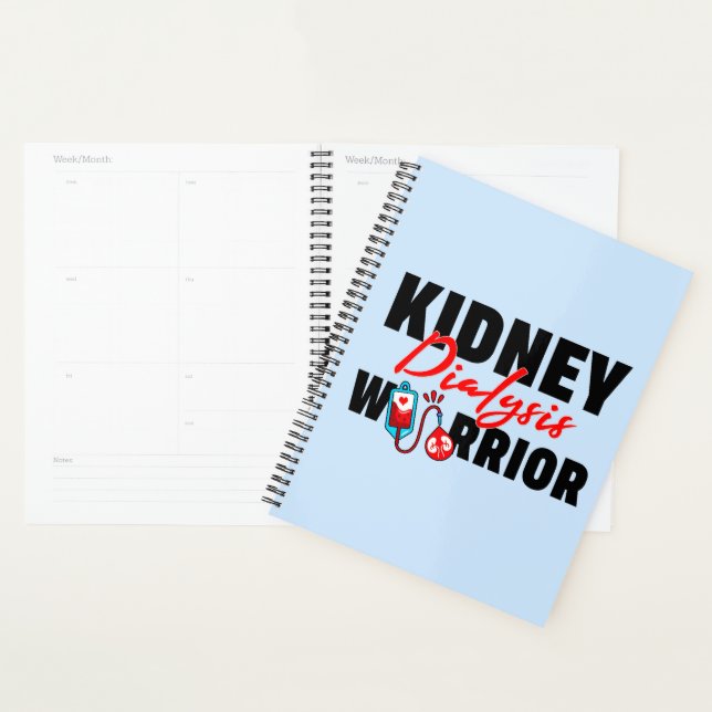 Kidney Dialysis Warrior Kidney Recipient Planner (Display)