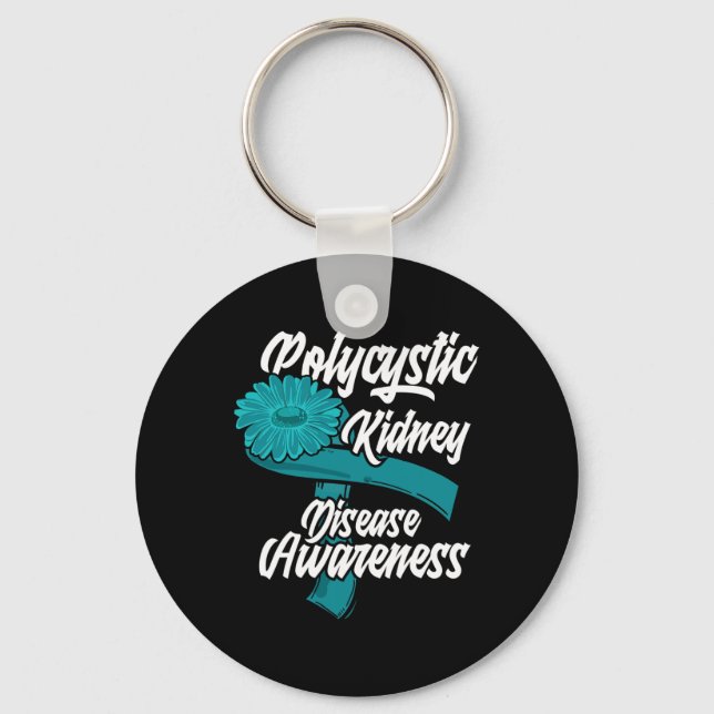 Kidney Disease Awareness 5  Keychain (Front)
