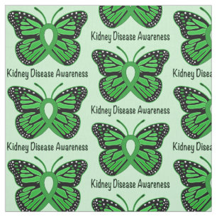 Kidney Disease Awareness Butterfly of Hope Fabric