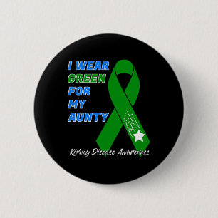 Kidney Disease Awareness Dialysis Transplant Donor Button