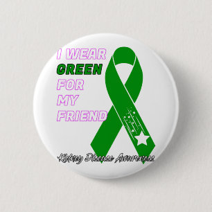 Kidney Disease Awareness Dialysis Transplant Patie Button