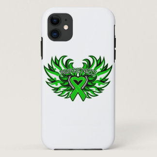 Kidney Disease Awareness Heart Wings iPhone 11 Case