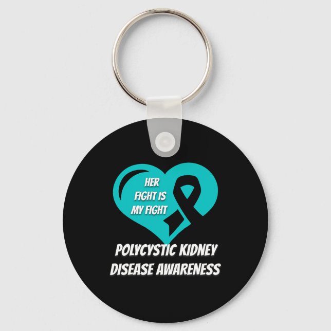Kidney Disease Awareness  Keychain (Front)