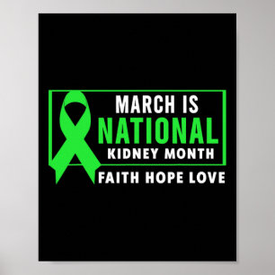 Kidney Disease Awareness Month Poster